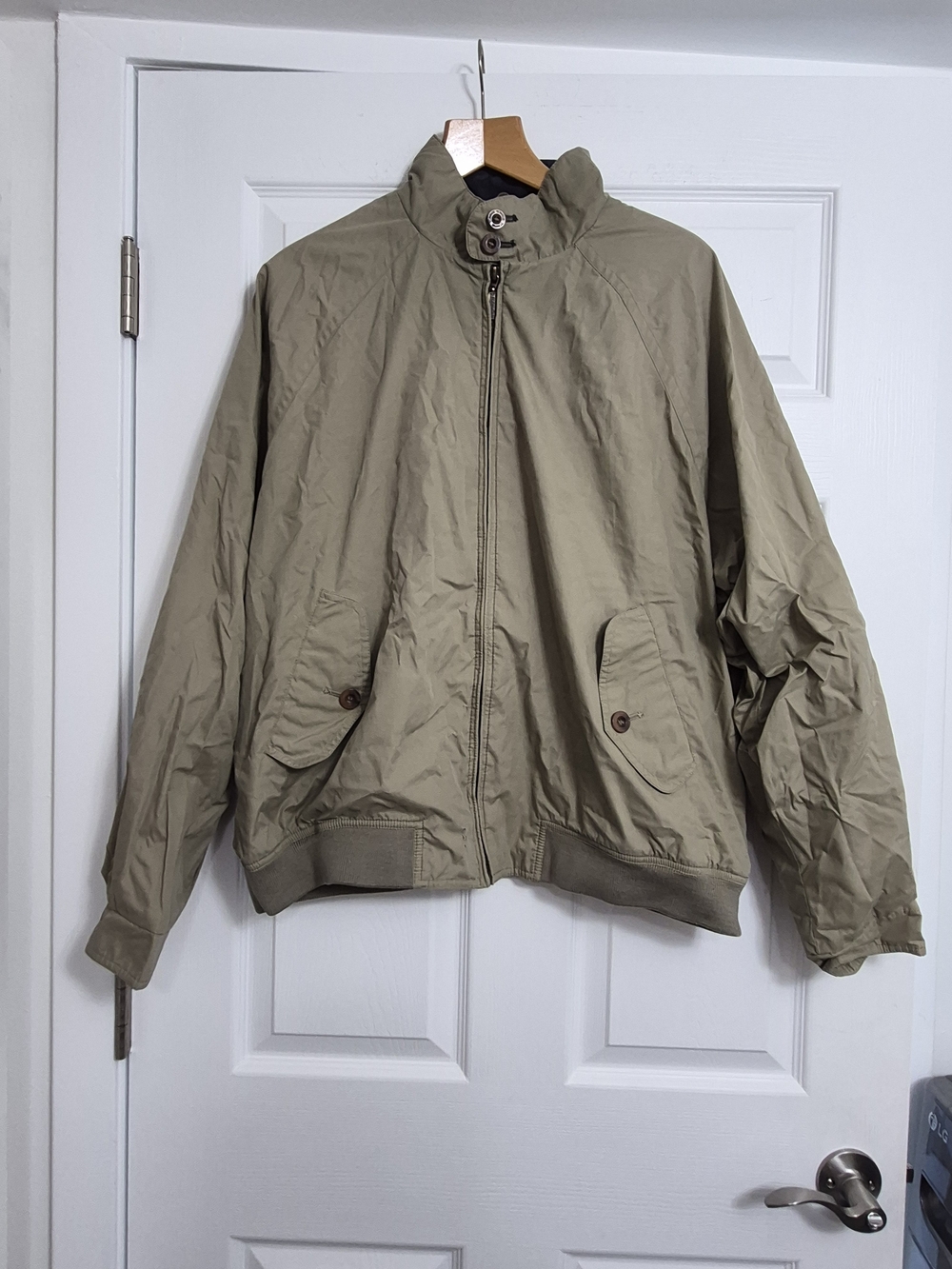 London Fog Men's Windbreaker Jacket in Olive